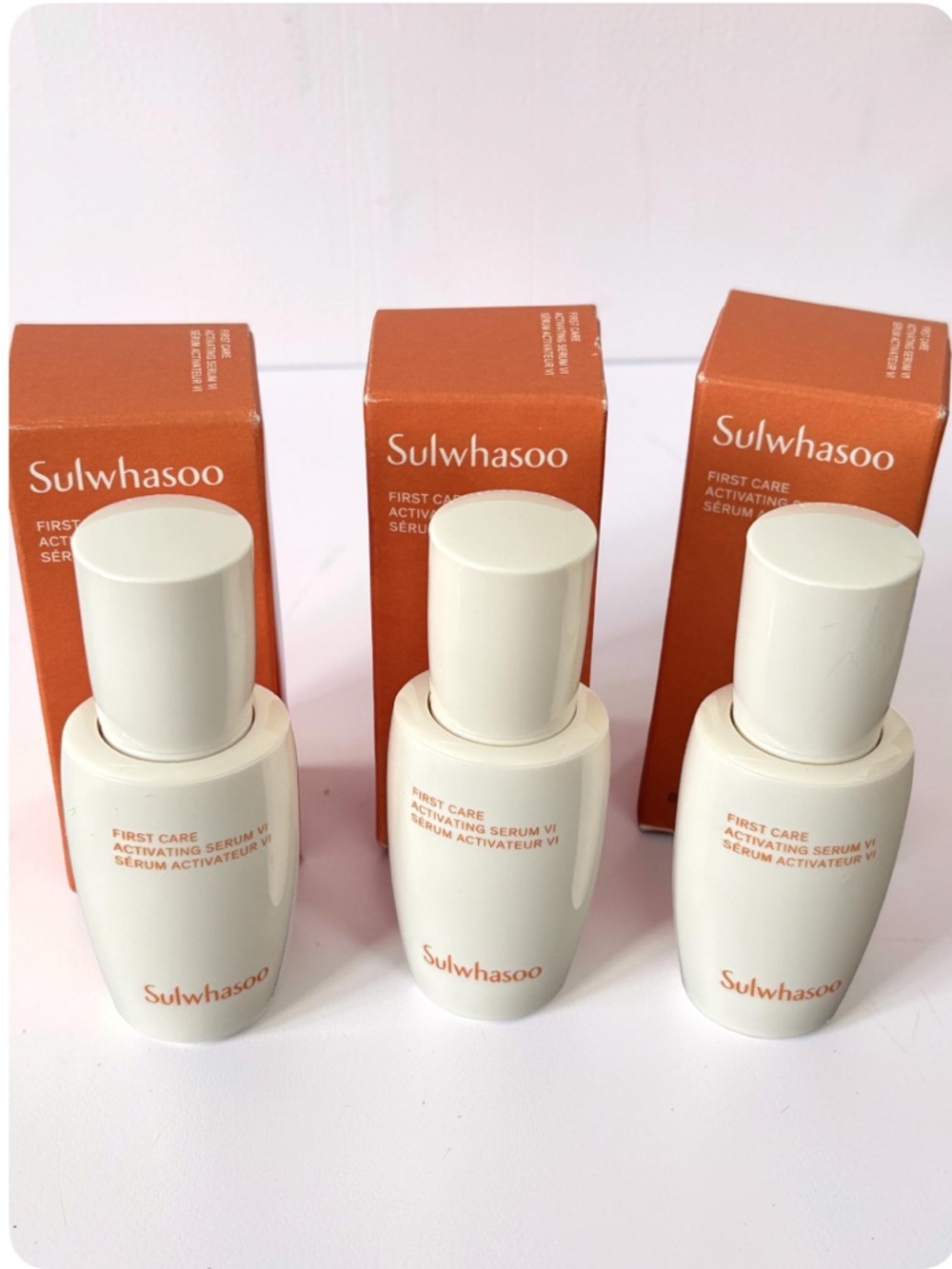 Sulwhasoo First Care Activating Serum VI-New in Box 8 ml 3 pack